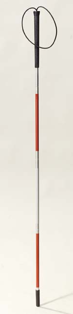 Picture of Drive Medical 10352-1 Deluxe Folding Blind Cane- Reflective Red
