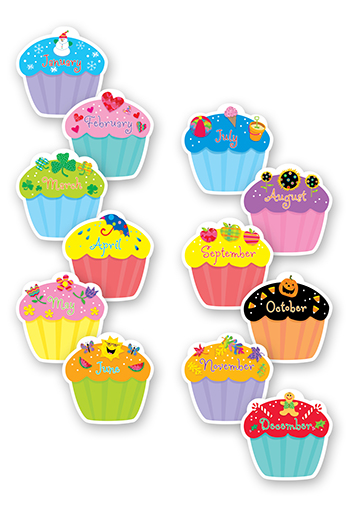 Picture of Creative Teaching Press CTP1795 Cupcakes Designer Cut Outs