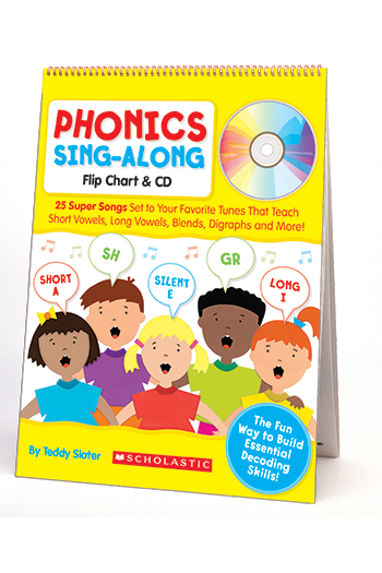 Picture of Scholastic Teaching Resources SC-9780545104357 Phonics Sing-Along Flip Chart &amp; Cd Gr K-2