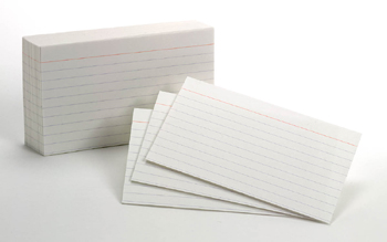 Picture of Esselte Corporation ESS00031 White Commercial Index 1000 Ct 3X5 Ruled Cards