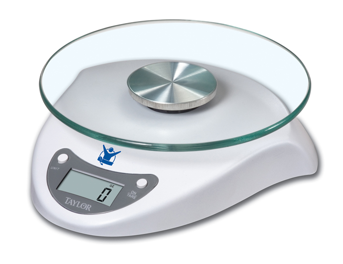Picture of Taylor 3831BL Digital Scale 6.6 lb. White/Glass