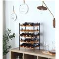 4D Concepts 263015 Wicker Wine Rack- Wicker-Metal 4D Concepts 263015 Wicker Wine Rack- Wicker-Metal