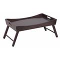 Winsome 92022 Benito Bed Tray with Curved Top Foldable Legs- Espresso Winsome 92022 Benito Bed Tray with Curved Top Foldable Legs- Espresso