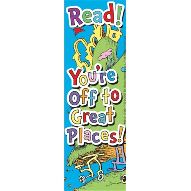 Details About Eureka Eu 834311 Seuss Oh The Places Youll Go Book Mark