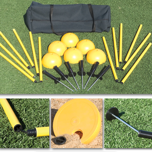 Picture of Sport Supply Group 1248555 Indoor/Outdoor Agility Pole System