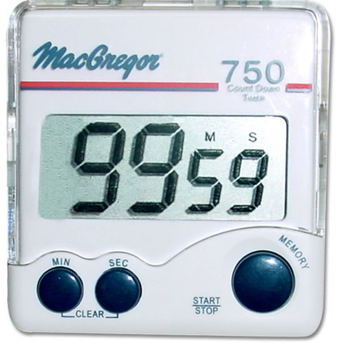 Picture of Sport Supply Group MSSTP750 MacGregor Handheld Game Timer