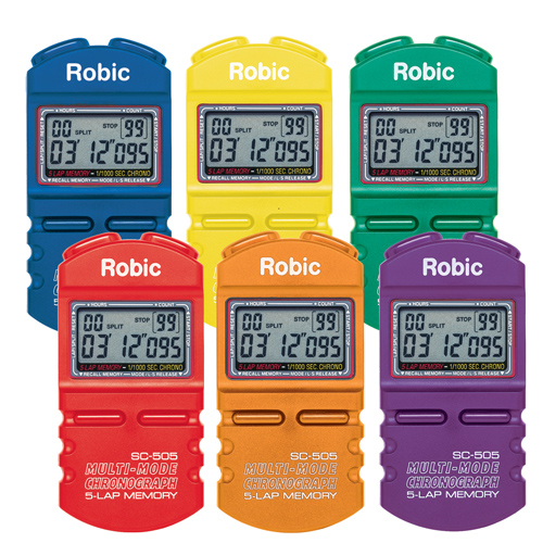 Picture of Sport Supply Group 1240283 Robic 505 6 Color Pack - Coaches Aids Measuring Devices Stopwatches