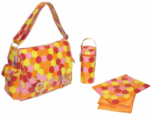 Picture of Kalencom 88161229959 Fun Dots Tropical Coated Double Buckle Bag
