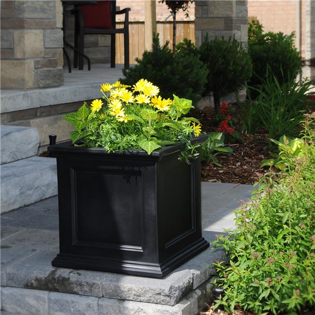 Fairfield 20 in. x 20 in. Patio Planter - Black