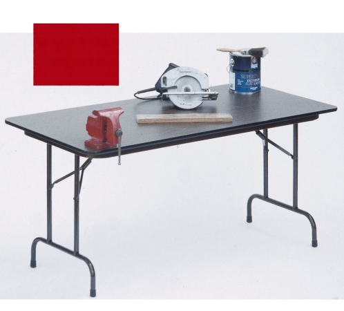Picture of Correll Cf1860Px-35 .75 High-Pressure Top Folding Tables -Fixed Height - Red