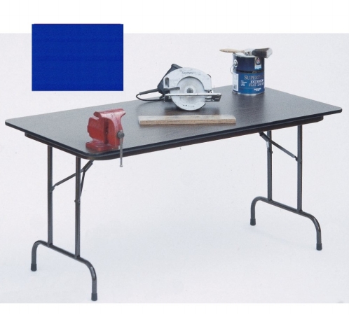 Cf1860Px-37 .75 Inch High-Pressure Top Folding Tables - Fixed Height - Blue