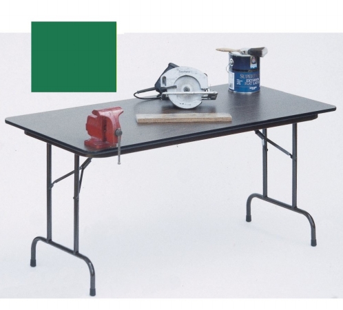 Cf1860Px-39 .75 Inch High-Pressure Top Folding Tables - Fixed Height - Green
