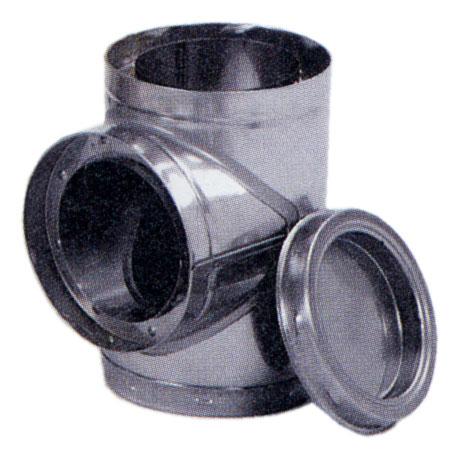 Selkirk Corporation 7SITS 7 Inch  Supervent Tee  Insulated  With Plug -  Integra Miltex, 77720