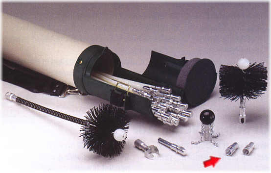 Picture of A.W. Perkins Co 2723 Pro-spin To RoVac Adaptor  Prospin On Brush End  RoVac On Drill End