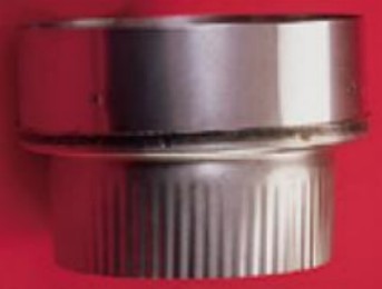 Selkirk Corporation 4647 Heat-fab Increaser 6 Inch (m)crimped-7 Inch (f   304-alloy -  Integra Miltex, 31255