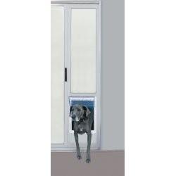 Picture of Ideal Pet Products PATXLW Extra Large Pet Patio Door - White Finish  77 5/8-80 3/8