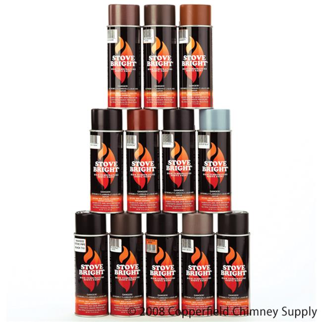 Forrest Paint Co. 6304 Flat Black Stovebright Paint Matches Thurmalox Low-she...