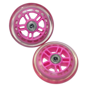 Razor 134932-PK Set Of Two 98MM Replacement Wheels For Razor A And A2 Kick Scooter - Pink