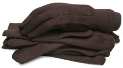 Picture of BlackCanyon Outfitters 65090_L3B Brown Jersey Gloves with Knit Wrist - Large 3 Pair