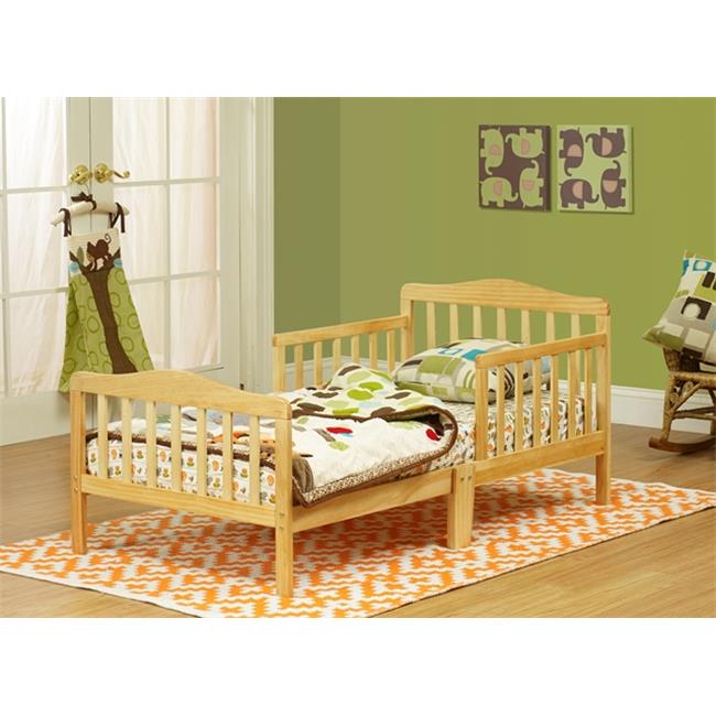 Orbelle Trading 401N Solid Wood Natural Toddler Bed