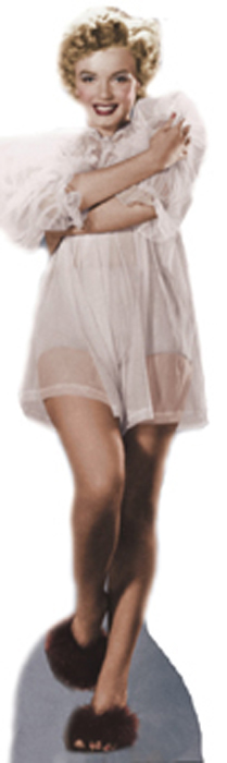 Marilyn Monroe Nightie Life-Size Cardboard Stand-Up