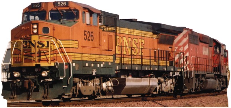 BNSF Train 526 Life-Size Cardboard Stand-Up
