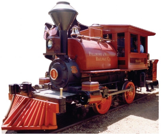 F And W Train No. 1 Cardboard Stand-Up