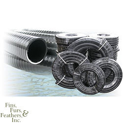 Alpine Corp PH112BK-25 PVC Flex Hose x 25 Feet- Black