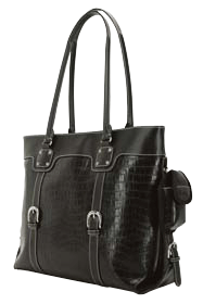 Picture of Mobile Edge Signature Tote 15.4in Faux-Croc- Pack of 5