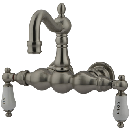 Clawfoot Tub Filler - Brushed Nickel Finish