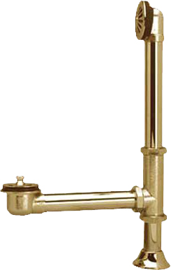 Picture of Kingston Brass Cc2082 Clawfoot Tub Expose Drain - Polished Brass Finish