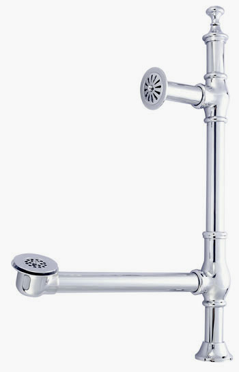 Picture of Kingston Brass Cc3091 British Lever Style Drain - Polished Chrome Finish