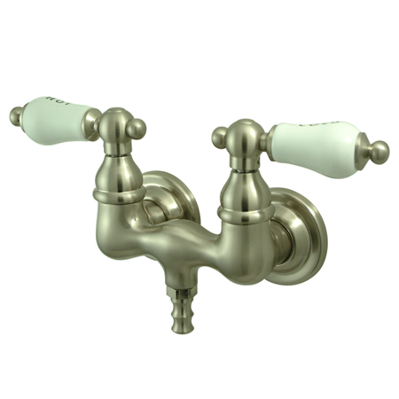 Picture of Kingston Brass Cc33T8 Wall Mount Clawfoot Tub Filler - Brushed Nickel Finish