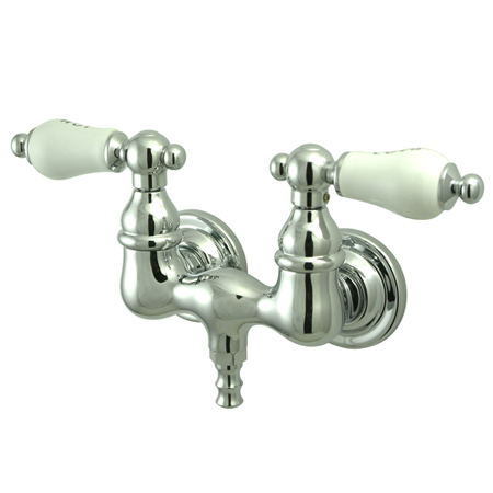 Picture of Kingston Brass Cc34T1 Wall Mount Clawfoot Tub Filler - Polished Chrome Finish
