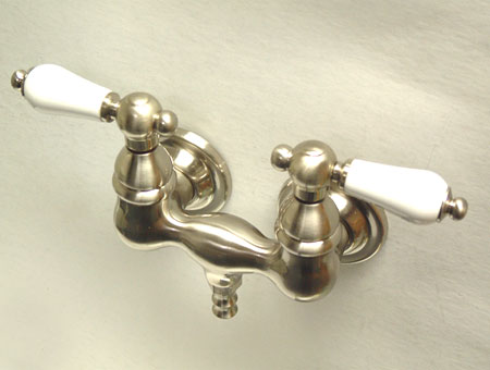Picture of Kingston Brass Cc35T8 Wall Mount Clawfoot Tub Filler - Brushed Nickel Finish