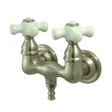 Picture of Kingston Brass Cc39T8 Wall Mount Clawfoot Tub Filler - Brushed Nickel Finish