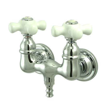 Picture of Kingston Brass Cc40T1 Wall Mount Clawfoot Tub Filler - Polished Chrome Finish