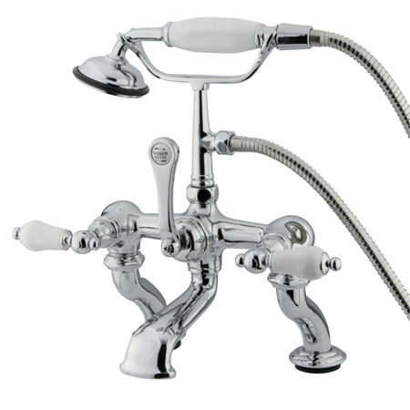 Picture of Kingston Brass Cc412T1 Clawfoot Tub Filler With Hand Shower - Polished Chrome Finish