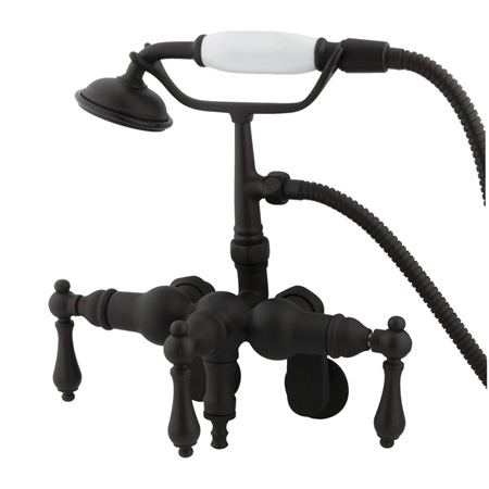 Picture of Kingston Brass Cc419T5 Clawfoot Tub Filler With Hand Shower - Oil Rubbed Bronze Finish