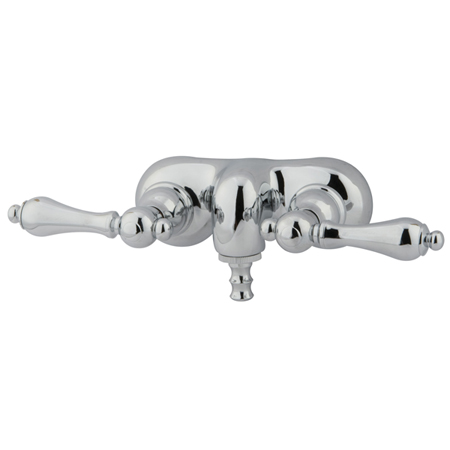 Picture of Kingston Brass Cc42T1 Wall Mount Clawfoot Tub Filler - Polished Chrome Finish