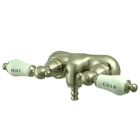 Picture of Kingston Brass Cc43T8 Wall Mount Clawfoot Tub Filler - Brushed Nickel Finish