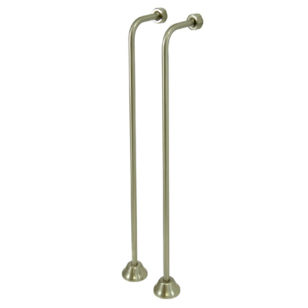 Picture of Kingston Brass Cc468 Single Offset Water Supply Line - Satin Nickel Finish - Sold In Pairs