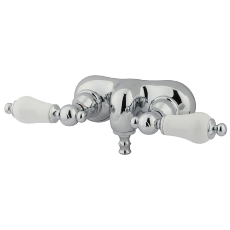 Picture of Kingston Brass Cc46T1 Wall Mount Clawfoot Tub Filler - Polished Chrome Finish