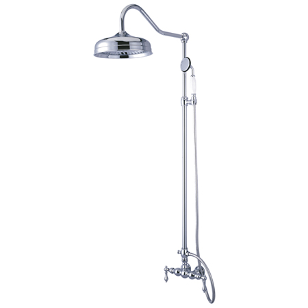 Picture of Kingston Brass Cck6171 Shower Combination With 8 Inch Showerhead - Polished Chrome Finish