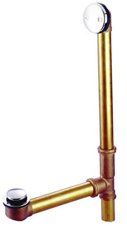 Picture of Kingston Brass Dtt2161 Tip Toe Waste And Overflow - Polished Chrome Finish