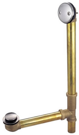Picture of Kingston Brass Dtt2188 Tip Toe Waste And Overflow - Brushed Nickel Finish