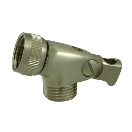 K172A8 Brass Swivel Connector - Satin Nickel Finish