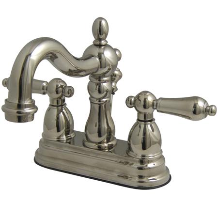 Picture of Kingston Brass Kb1606Al 4 Inch Centerset Lavatory Faucet - Nickel Finish