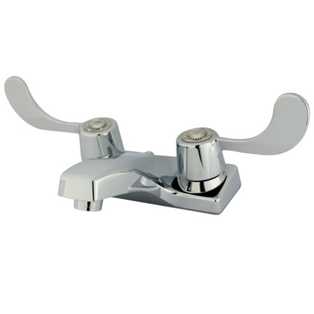 Picture of Kingston Brass Kb191Lp Twin Handle Centerset Lavatory Faucet With Pop-Ups - Polished Chrome Finish