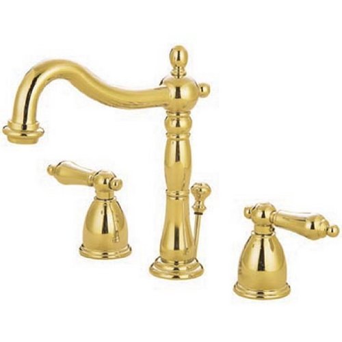 Picture of Kingston Brass Kb1972Al Widespread Lavatory Faucet - Polished Brass Finish